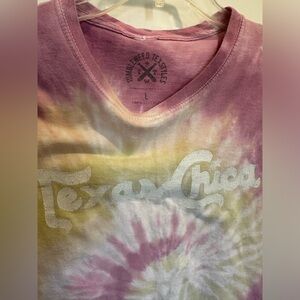 Texas Chica Tie Dye T- Large